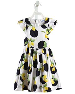 MAYORAL  WHITE  POLKA DOT PRINTED DESIGN DRESS