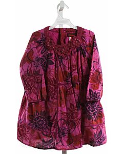 CATIMINI  PURPLE  FLORAL EMBROIDERED DRESS