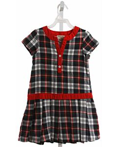 P'TITE MOM  MULTI-COLOR  PLAID  DRESS