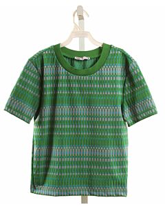 ZARA  GREEN    KNIT SS SHIRT