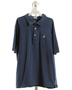JOHNNIE-O  BLUE    KNIT SS SHIRT