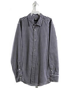 CREWCUTS  NAVY  GINGHAM  DRESS SHIRT