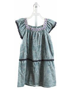 ROBERTA ROLLER RABBIT  BLUE   EMBROIDERED DRESS