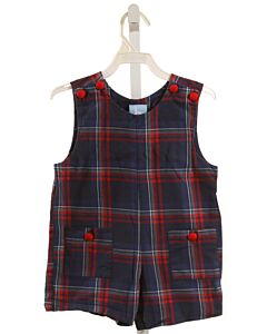 BELLA BLISS  NAVY  PLAID  JON JON