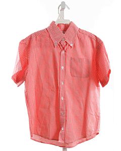 KATE & LIBBY  RED  GINGHAM  DRESS SHIRT