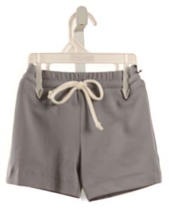 MARYSIA BUMBY  GRAY PIQUE   SWIM TRUNKS