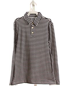 CREWCUTS  NAVY  STRIPED  KNIT LS SHIRT