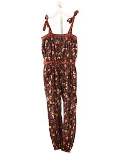 ULLA JOHNSON  ORANGE  FLORAL  ROMPER