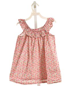 BISBY BY LITTLE ENGLISH  PINK  FLORAL  SLEEVELESS SHIRT