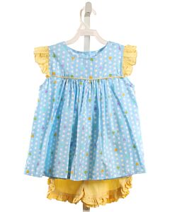 PBJ  AQUA  POLKA DOT  2-PIECE OUTFIT