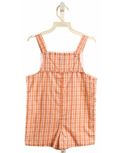 LITTLE ENGLISH  ORANGE  GINGHAM  SHORTALL