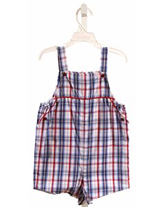 LITTLE ENGLISH  BLUE  PLAID  SHORTALL