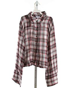 SPLENDID  BLACK  PLAID  SHIRT-LS