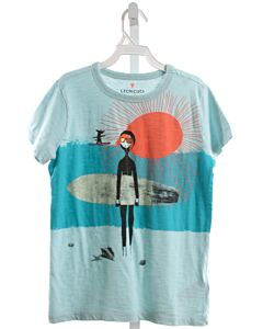 CREWCUTS  BLUE   PRINTED DESIGN T-SHIRT