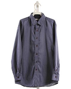 ISAAC MIZRAHI  BLUE    DRESS SHIRT