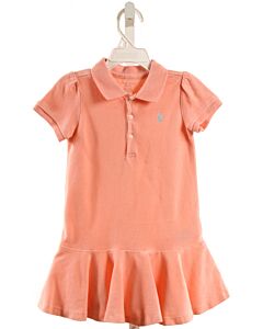 POLO BY RALPH LAUREN  ORANGE    KNIT DRESS