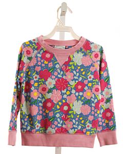 GRACE & JAMES  HOT PINK  FLORAL  PULLOVER