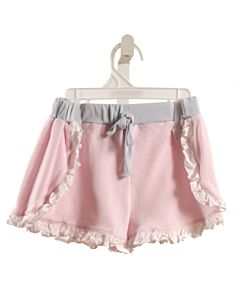 BELLA BLISS  LT PINK    SHORTS WITH RUFFLE