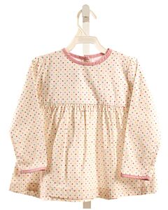 JAMES & LOTTIE  WHITE  POLKA DOT  SHIRT-LS