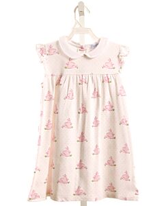 NELLAPIMA  PINK  PRINT  KNIT DRESS