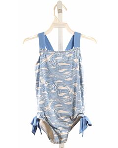 THE BEAUFORT BONNET COMPANY  BLUE    1-PIECE SWIMSUIT