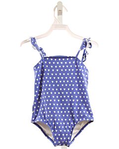 NO TAG  BLUE   PRINTED DESIGN 1-PIECE SWIMSUIT