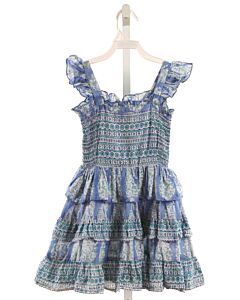 BELL BY ALICIA BELL  BLUE    DRESS WITH RUFFLE