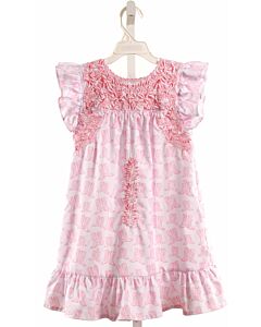 SIX HONEYBEES PINK EMBROIDERED DRESS