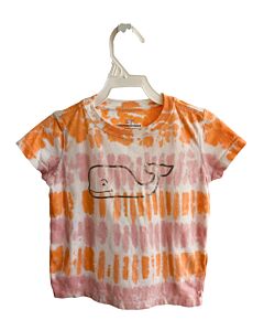 VINEYARD VINES  ORANGE  PRINT  T-SHIRT