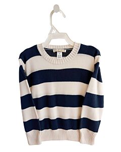 THE BEAUFORT BONNET COMPANY  NAVY  STRIPED  SWEATER