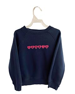 AME & LULU  NAVY   APPLIQUED PULLOVER