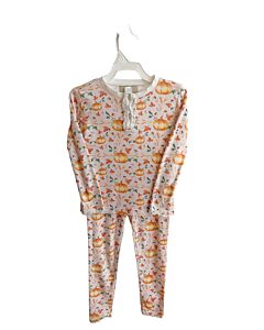 SMOCKINGBIRD  ORANGE    LOUNGEWEAR WITH RUFFLE