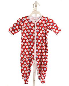 ROBERTA ROLLER RABBIT  RED  PRINT  LAYETTE