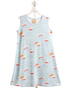 THE BEAUFORT BONNET COMPANY  LT BLUE    KNIT DRESS