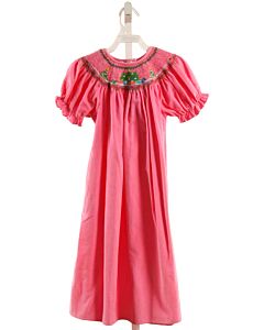 ROSALINA  PINK CORDUROY  SMOCKED DRESS
