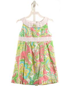 LILLY PULITZER  MULTI-COLOR    DRESS WITH EYELET TRIM