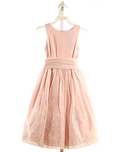 RALPH LAUREN  PINK  FLORAL EMBROIDERED PARTY DRESS