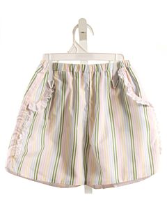 THE BEAUFORT BONNET COMPANY  MULTI-COLOR  STRIPED  SHORTS WITH EYELET TRIM