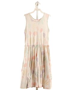 DOTDOT SMILE PINK PRINTED DESIGN KNIT DRESS