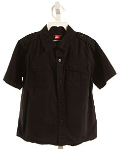 QUIKSILVER  BLACK    DRESS SHIRT