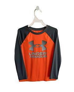 UNDER ARMOUR  ORANGE    KNIT LS SHIRT