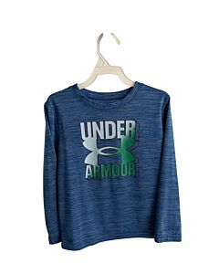 UNDER ARMOUR  BLUE    KNIT LS SHIRT