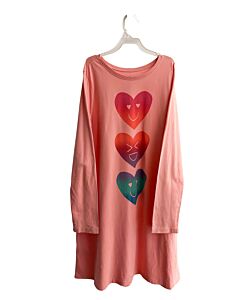 TEA  PINK   PRINTED DESIGN KNIT DRESS