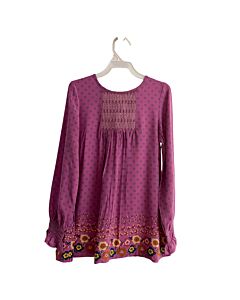 MATILDA JANE  PURPLE  FLORAL  SHIRT-LS