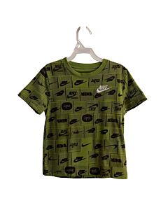NIKE  GREEN   PRINTED DESIGN T-SHIRT
