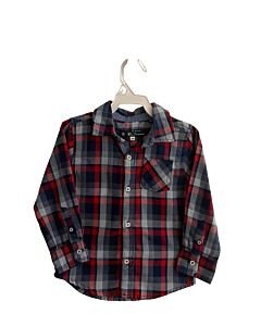 BEN SHERMAN  NAVY  PLAID  DRESS SHIRT