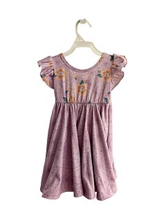 DOTDOT SMILE  LAVENDER  FLORAL  KNIT DRESS