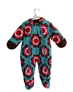 BABY BODEN  AQUA  FLORAL  SNOWSUIT