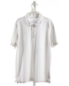 CREWCUTS  WHITE    KNIT SS SHIRT