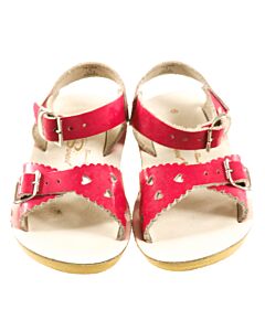 SUN SANS/ SALTWATER SANDALS PINK SANDALS  *GUC SIZE TODDLER 6